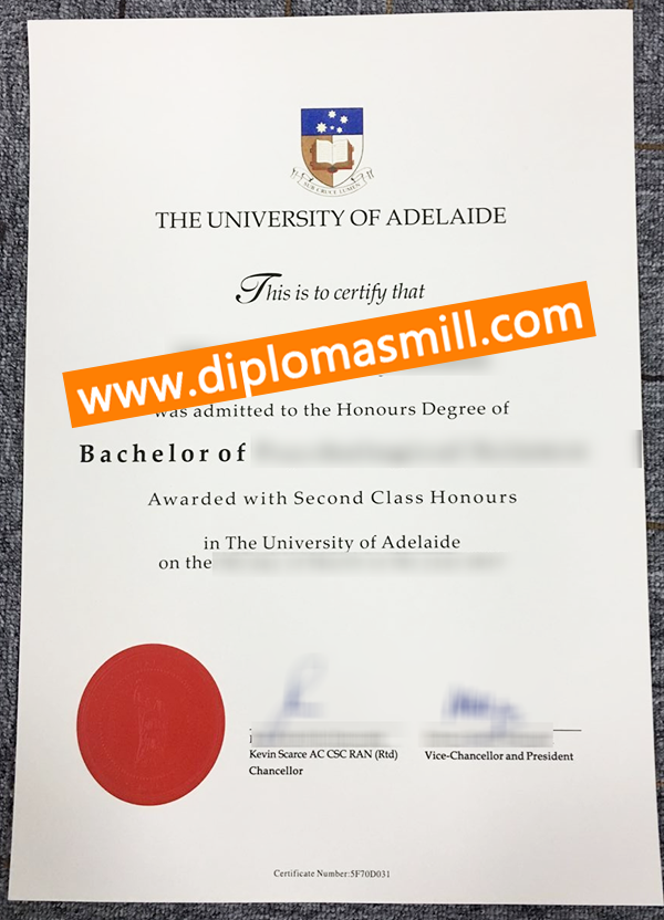 How much buy University of Adelaide diploma?