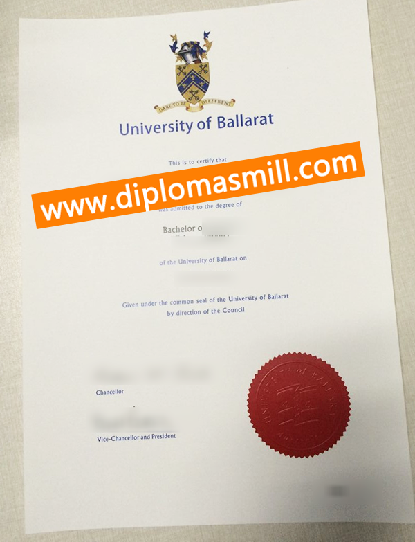 How to get University of Ballarat Degree？