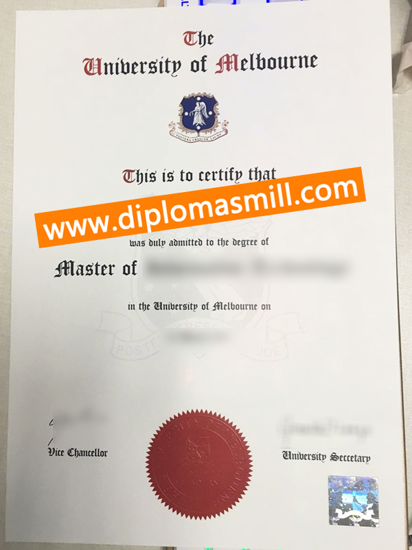 How long buy fake University of Melbourne degree?