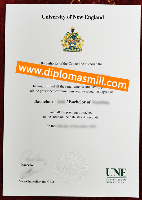 How to obtain fake University of New England degree?