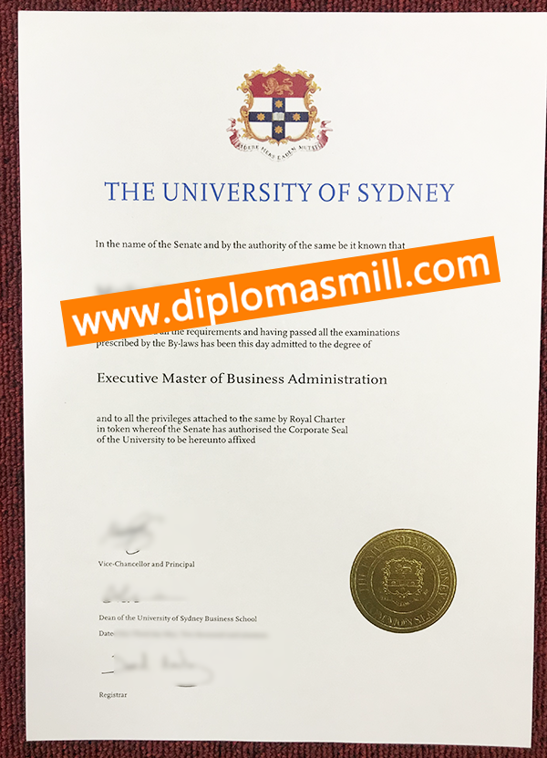 Where to get University of Sydney diploma?