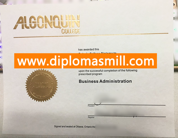 Where to buy fake Algonquin College diploma?