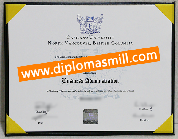 How to buy fake Capilano University diploma?