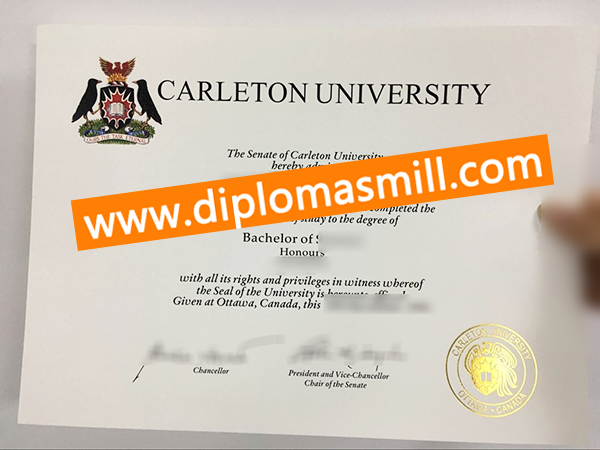 Where to get Carleton University diploma?