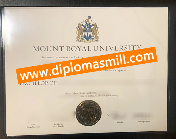 How to get Mount Royal University degree?