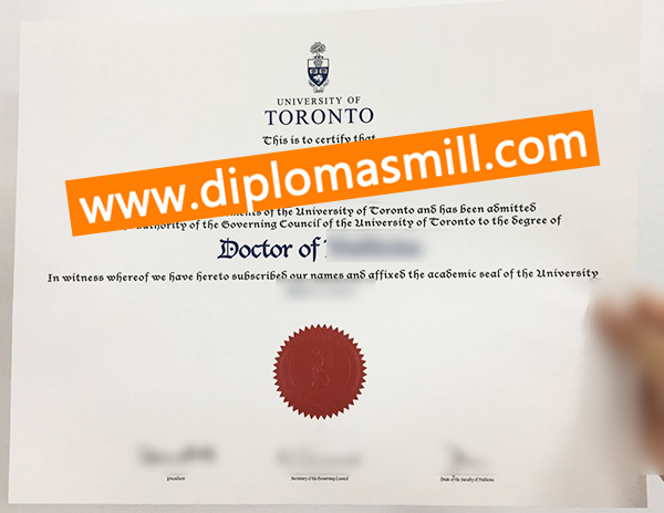 Fake University of Toronto degree for sale