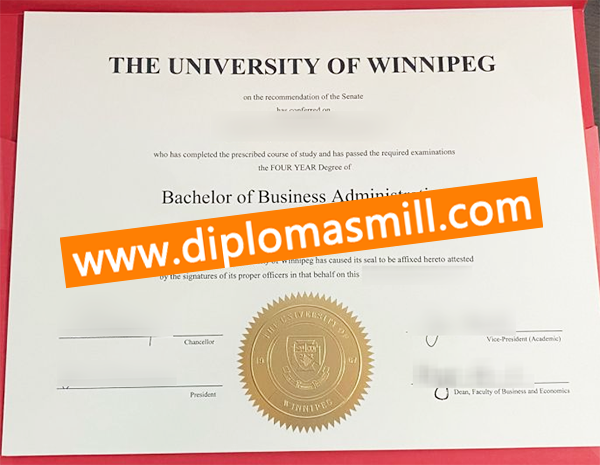 Sale Canada fake University of Winnipeg degree