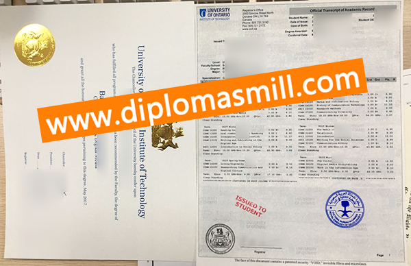 Where to get fake UOIT diploma transcript?