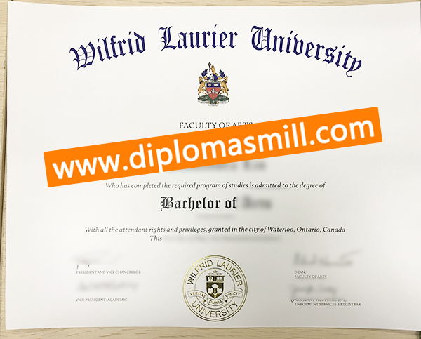 Shopping fake Wilfrid Laurier University degree