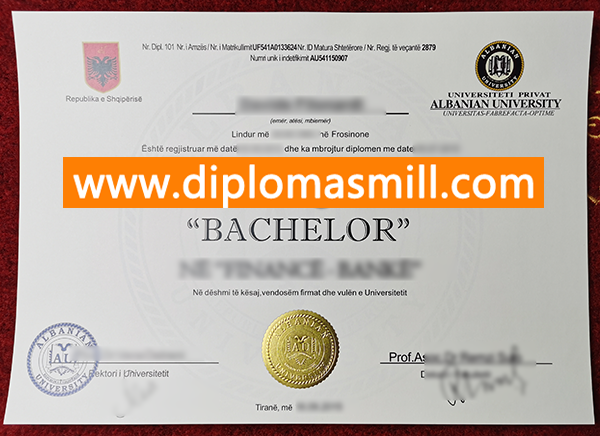 Where to buy fake Albanian University diploma?