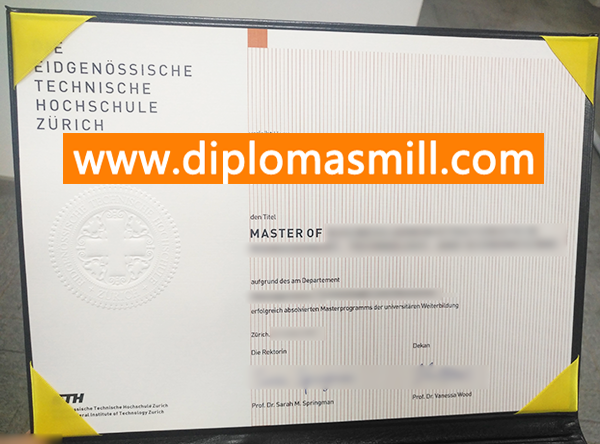 Pick up replica ETH Zurich diploma