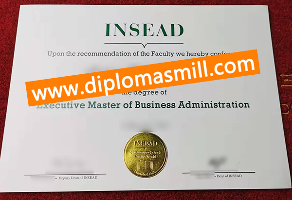 How long buy fake INSEAD degree?