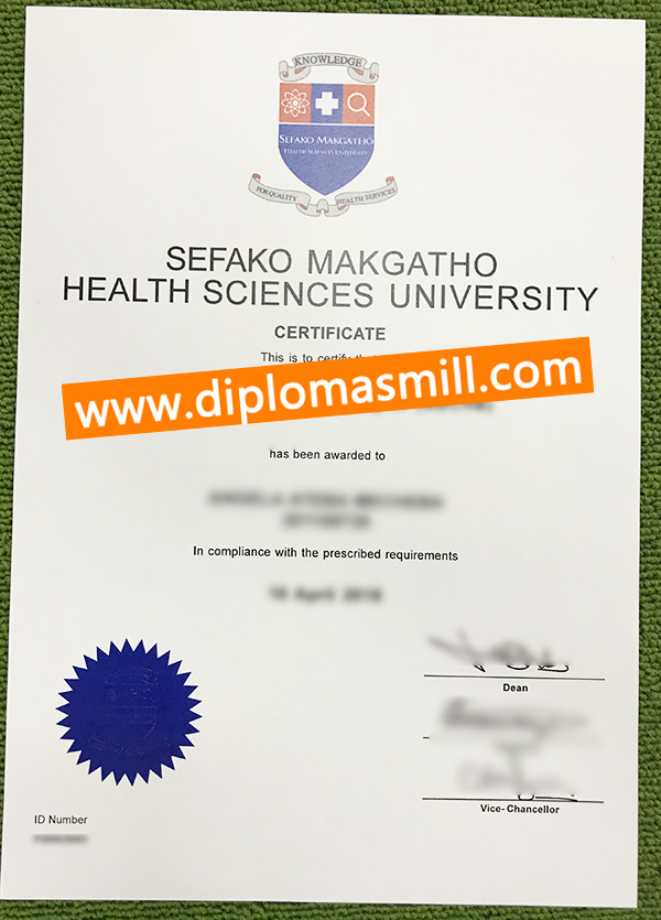 Sale Sefako Makgatho Health Sciences University degree