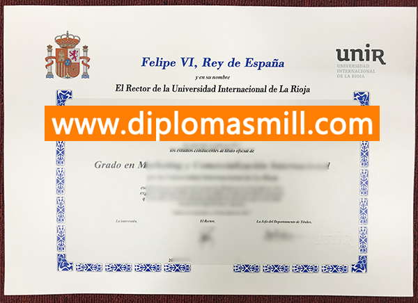 How easy buy fake UNIR diploma?