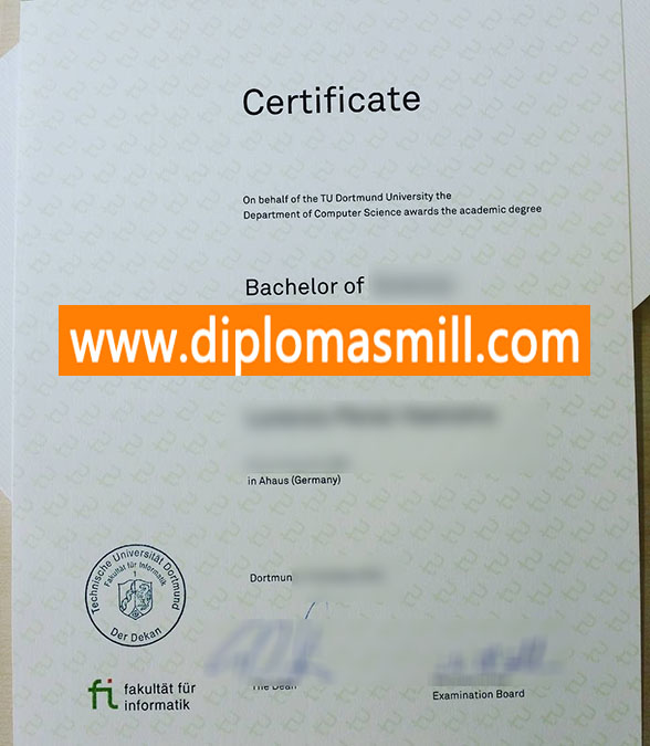 Order fake Technical University of Dortmund degree