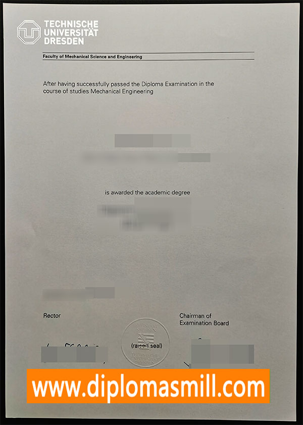 How long buy fake TU Dresden diploma?
