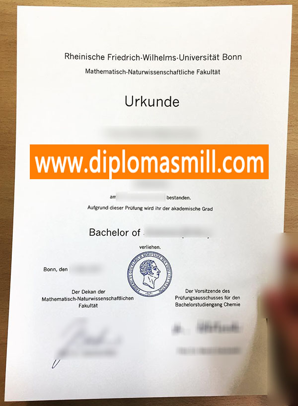 How to custom fake University of Bonn degree?
