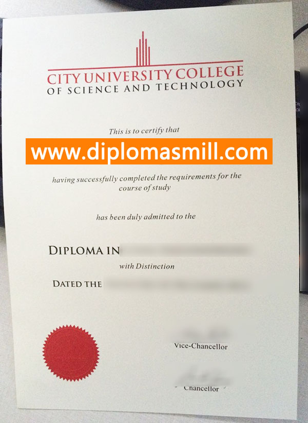 Purchase fake City University Malaysia degree
