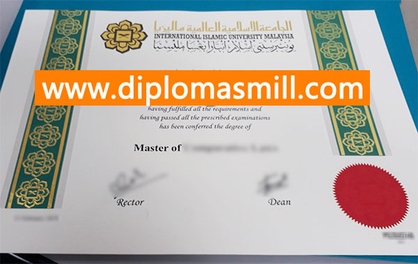 Sale fake International Islamic University Malaysia degree
