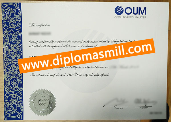 Supply fake Open University Malaysia degree