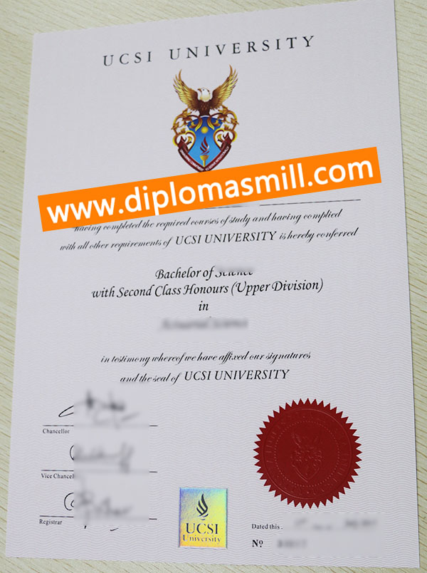 How to custom fake UCSI University diploma?