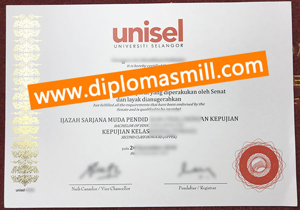 Shopping Malaysia fake UNISEL diploma