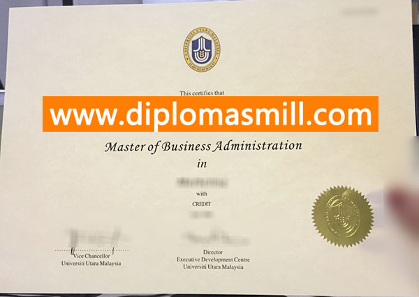 Print fake Universiti Utara Malaysia diploma