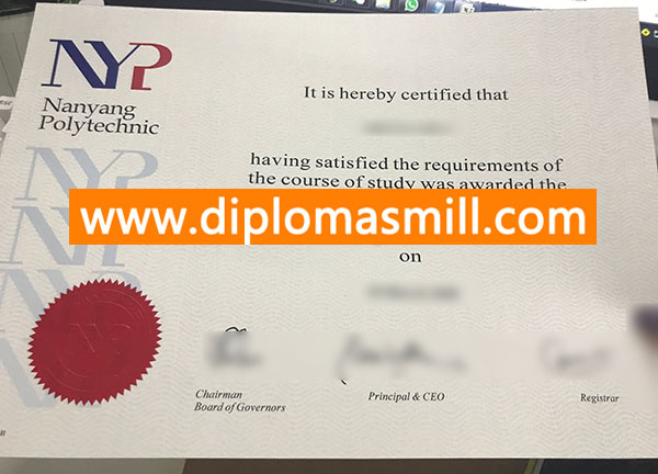 Supply fake NanYang Polytechnic diploma