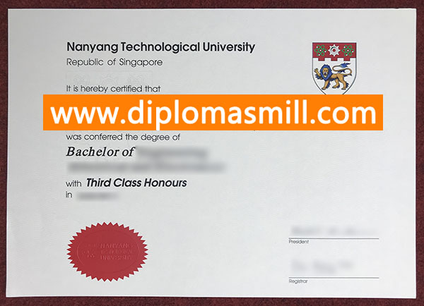 Create copy Nanyang Technological University degree