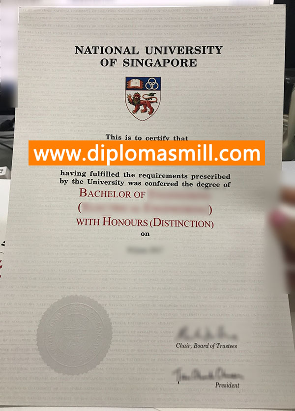 How to obtain National University of Singapore degree?