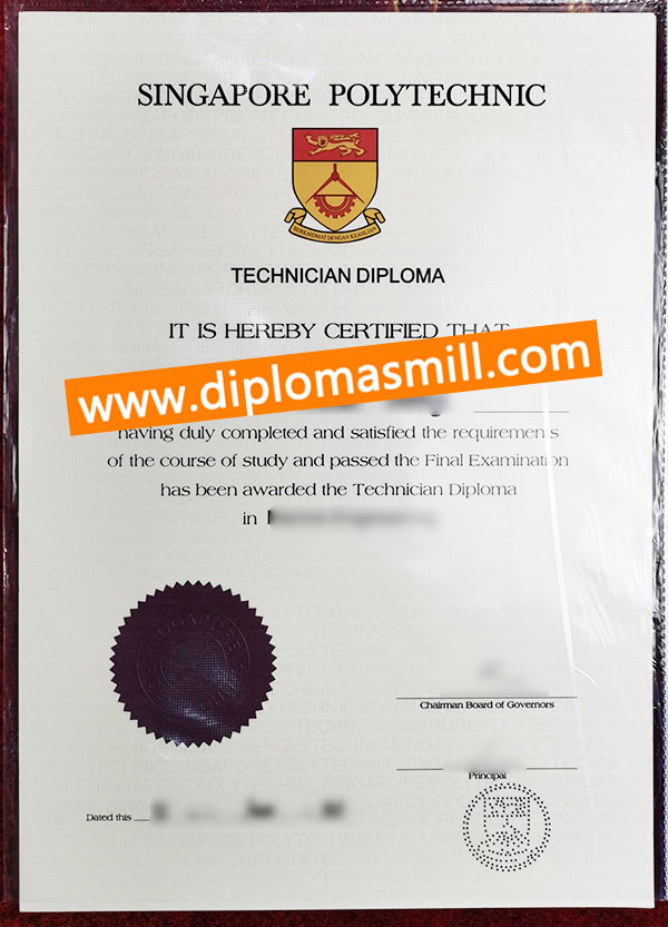 Where to buy fake Singapore Polytechnic diploma?