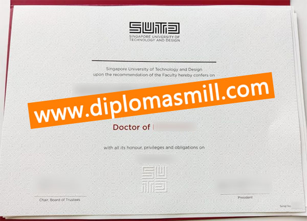 How long buy fake SUTD diploma?