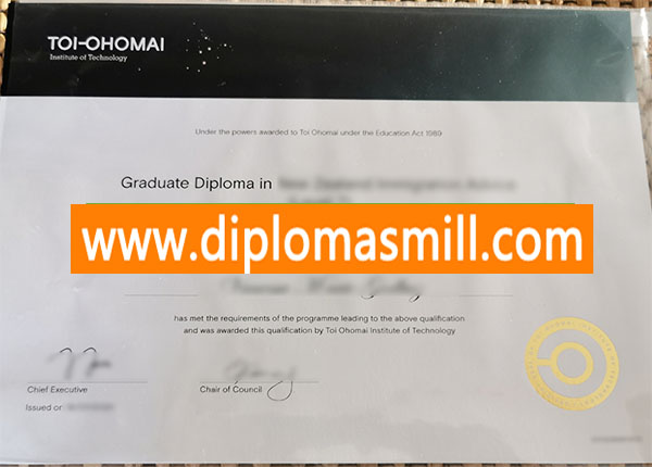 Pick up Toi Ohomai Institute of Technology diploma