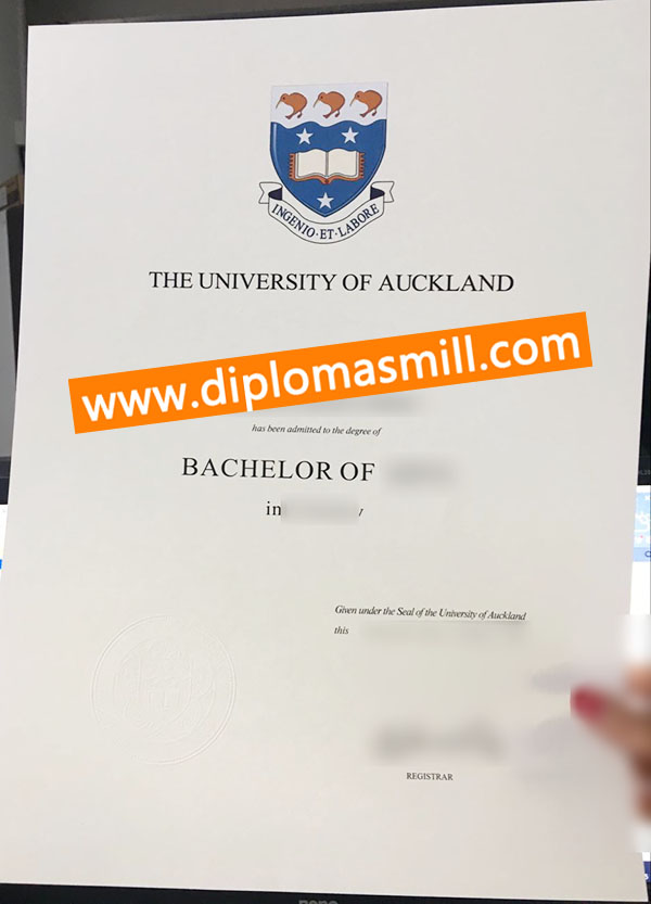 Shopping fake University of Auckland degree