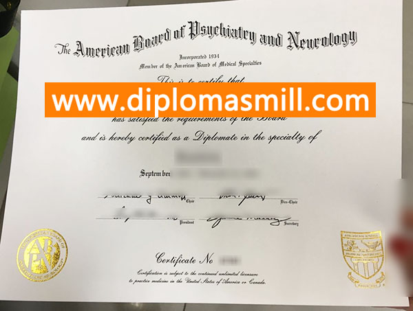 What's the cost buy fake ABPN certificate?