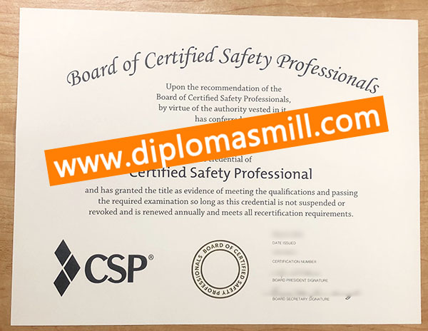 Custom replica BCSP CSP Certificate