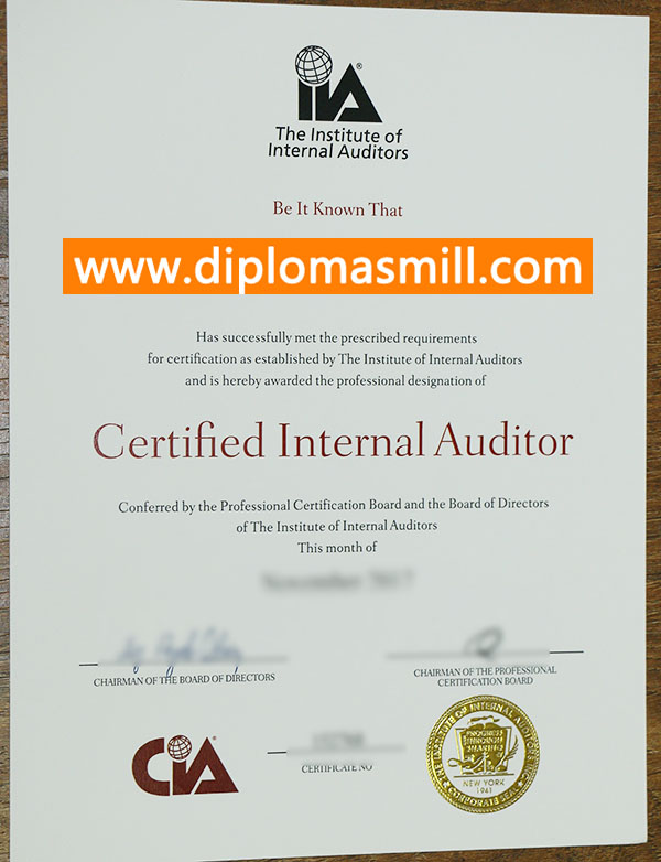 How much buy fake CIA Certificate?