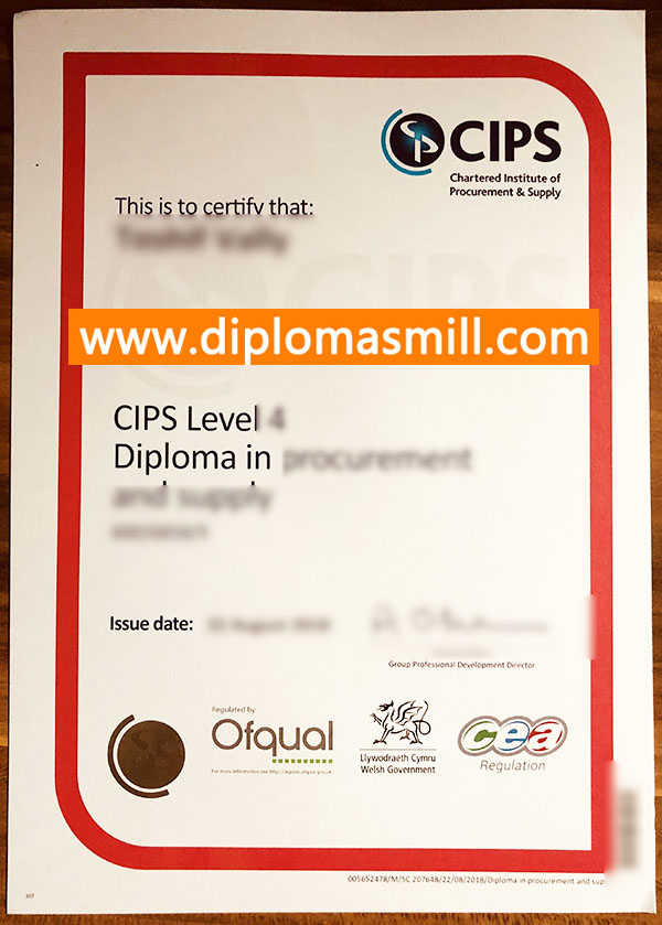 How to buy fake CIPS Certificate?