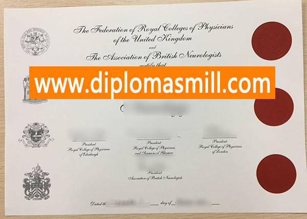 Sale fake Federation Royal College of Physicians certificate