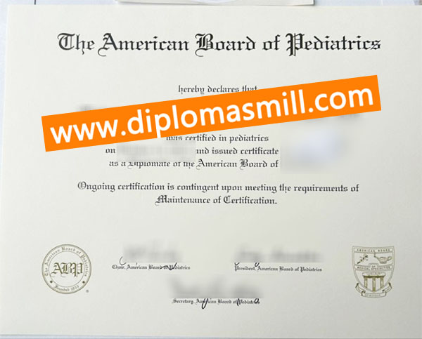 How much buy fake ABP certificate?