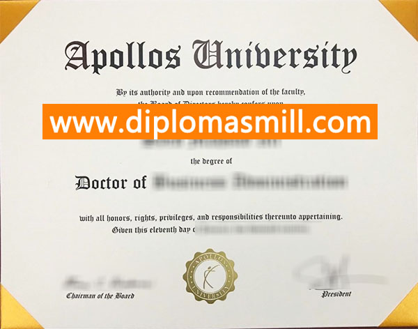 Purchase fake Apollos University degree