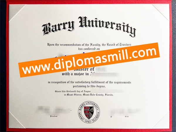 How fast buy fake Barry University degree?