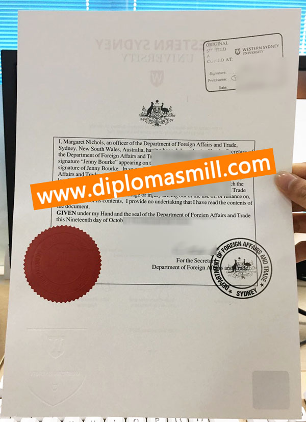 Pick up fake Australia degree notary Apostille fast