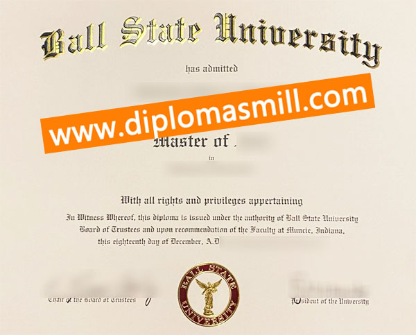 Sale replica Ball State University diploma
