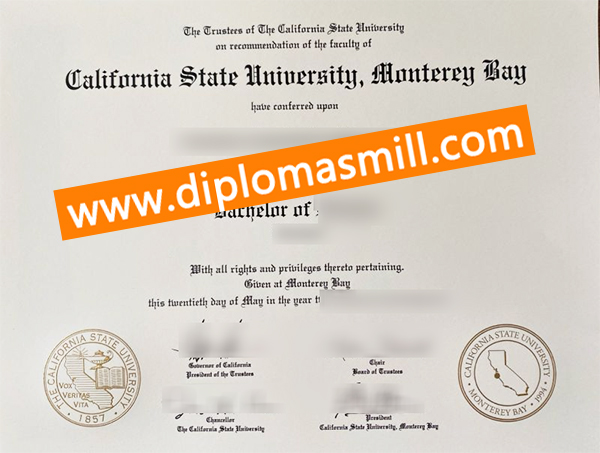 Where to order fake CSU Monterey Bay diploma?
