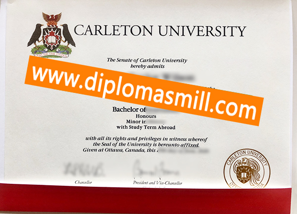 How fast buy fake Carleton University diploma?