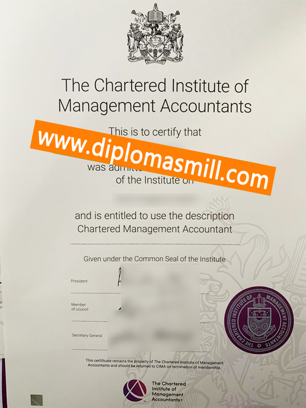 How to obtain uk fake CIMA degree?