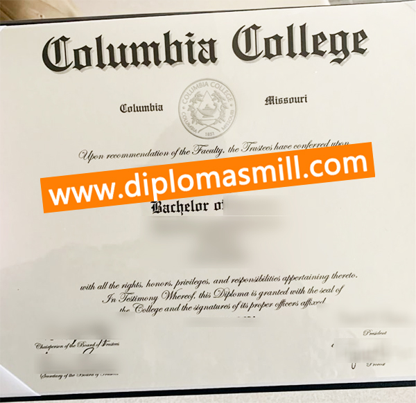 Create quality fake Columbia College degree