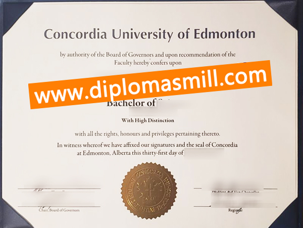 Shopping fake Concordia University of Edmonton degree