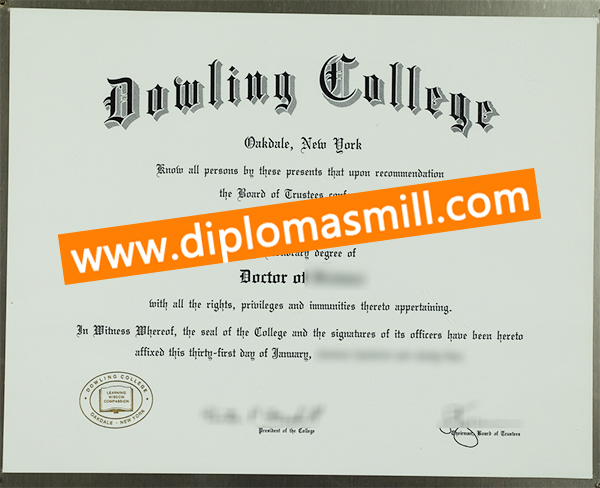 Where to get fake Dowling College degree?